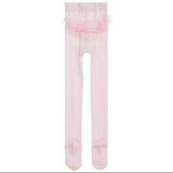 Mayoral Pink Lace Tights 24 months - Picture 3 of 7